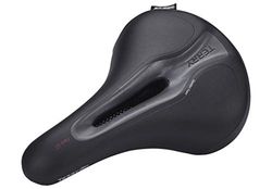 Terry Selle Fisio GT pour Femme avec Armature en Acier Light FeC et matériau extérieur en Microfibre DuraLux de Couleur Noire, Largeur d'assise : 9 cm - 12 cm, 423 001 62