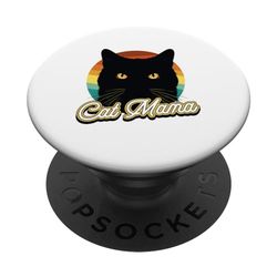 divertida cita sarcástica diseño irónico gato PopSockets PopGrip Adhesivo