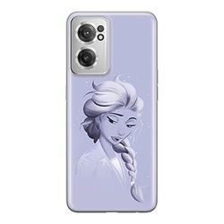 ERT GROUP mobiel telefoonhoesje voor Oneplus NORD CE 2 origineel en officieel erkend Disney patroon Elsa 013 optimaal aangepast aan de vorm van de mobiele telefoon, hoesje is gemaakt van TPU