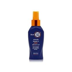 It’s a 10 | Balsamo Capelli Miracle Leave-In Conditioner Plus Keratin - Spray ad Azione Idratante e Ristrutturante con Cheratina Lisciante per Capelli Secchi o Danneggiati - 120 ml