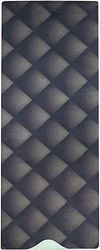 Myga RY1043 Mat in Black Tapis de Yoga en Caoutchouc végétalien en Daim - Tapis d'exercice en antidérapant entraînement, 183 cm x 61 cm x 3 mm