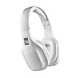 NGS ARTICA WRATH WHITE - Supra-auralne słuchawki bezprzewodowe, kompatybilne z technologią Bluetooth, wbudowany mikrofon, 10 godzin działania na baterii, kolor Biały