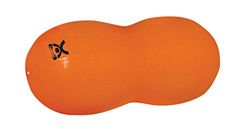 CanDo Gymnastiekrol/motoriekbal/fitnessbal in pindavorm - Peanut Ball - oranje, 50 cm x 100 cm