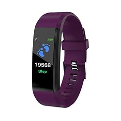 Smartwatch Bluetooth hartslagmeter LKM Security violet LKM-OSG115PR