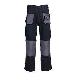 Pantalón Blackrock Workman para hombre, negro y gris, 30" pierna normal
