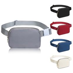 Miss Lulu Sac Banane Unisexe avec Ceinture Réglable,Idéal pour la Vie Quotidienne l'Entraînement la Course la Randonnée,Belt Bag et Fanny Pack pour Ville et Sorties Nature