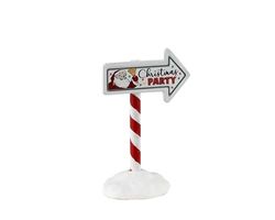 Lemax 34093 Village Accessory: Christmas Party Sign