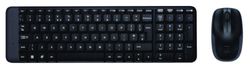 Logitech MK220 Kit Mouse e Tastiera, Layout Russo Qwerty, Nero