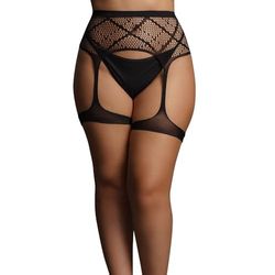 Le Désir Women's Des056blkosx Lingerie, Black/White, L