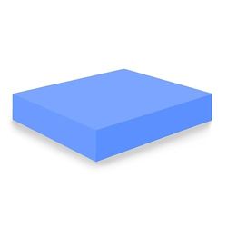 HOGAR24 ES - Plancha de Espuma Poliuretano Multiusos - Medida: 60 x 120 x 12 cm de Grosor - Dureza Firme - Densidad 25 KG/m3