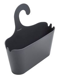 Croydex Panier de rangement pour salle de bain – Panier gris avec design auto-drainant, organiseur de salle de bain facile à nettoyer, options de rangement pour solutions de rangement personnalisables