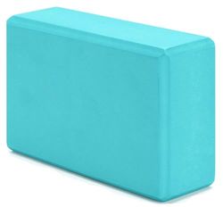 G5 HT SPORT Yogastenen, individueel of paar, yogablokken met hoge dichtheid en ondersteuning, antislip, hypoallergeen, 22,5 x 15 cm, dikte 7 cm (enkele steen (lichtblauw)