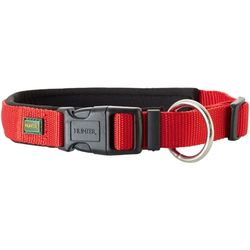 HUNTER Vario Plus Collier en néoprène, 30–35 cm, 20 mm, Rouge/Noir