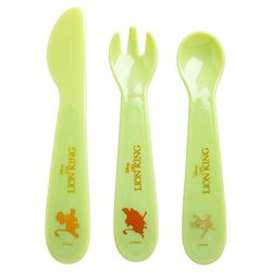 BabyCalin Disney - Juego de 3 cubiertos, diseño de rey león