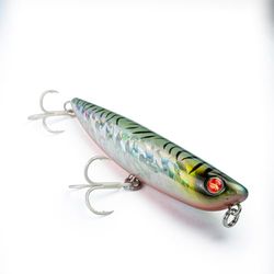SEASPIN Pro-Q 120 Flat Color ITA Mackerel - 120 mm - 24 g - Esca Artificial Walking The Dog per la Pesca in Mare
