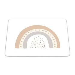 Bonamaison, Rectangle Pop Art Digital Printed Mouse Pad, Non-Slip Base, for Office and Home, Size: 22 x 18 cm