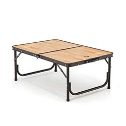Naturehike MDF Table Pliante d'extérieur Bois Couleur Unisexe, Wood Grain Color, L