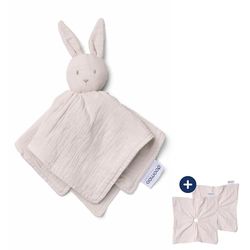 doomoo Baby You&Me Doudou - vändbar och tröstande plysch - levereras med 2 kroppar för att bära förälderns lukt - ultramjuk bomull Oeko Tex-certifierad - presentidé för födseln, beige