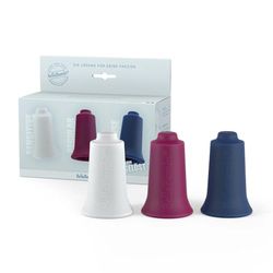 BellaBambi original Cupping-Set TRIO: SENSITIVE (White) + REGULAR (Blackberry) + INTENSE (Night Blue) 34 mm