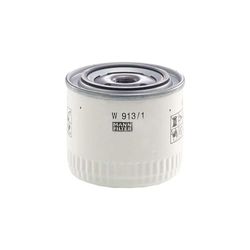 MANN-FILTER W 913/1 Filtro de óleo, para veículos utilitários