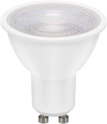 goobay 65377 Lampadina LED GU10 8W / Non dimmerabile / Consumo 8 kWh/1.000 h / Luce bianca calda 3000K / Bianco