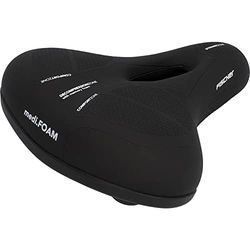 Fischer Memory Foam selim de turismo, unissexo, preto, tamanho único