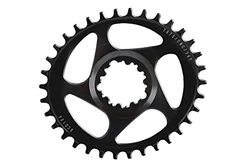 Massi 34T Assiettes Plats à vélo, Noir, 34 T