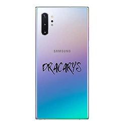 Zokko Beschermhoesje voor Samsung Note 10 Plus, Dracarys - zacht, transparant, zwarte inkt