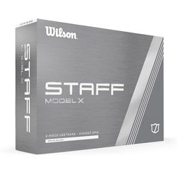 Wilson Staff Model X, Palla da Golf Unisex-Adult, Bianco, No Size