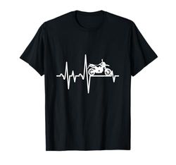 Heartbeat - Camiseta de moto para viaje, enduro y aventura Camiseta