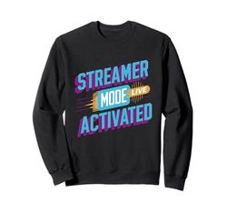 Streamer di gioco Streaming live Gamer Content Creator Abbigliamento Felpa