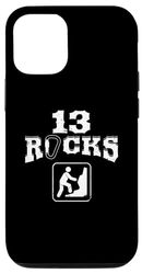 Carcasa para iPhone 14 Pro 13 Rocks Climbing - Diseñador de citas de cumpleaños de trece años