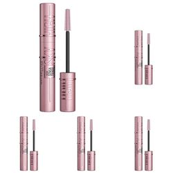 Maybelline New York Lash Sensational Sky High Mascara, Volumising & Lengthening Mascara, Washable Flake-Free Formula Infused with Bamboo Extract & Fibres, Brown, 7.2ml (Pack of 5)