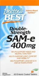 Doctor's Best SAM-e de Doble Potencia, 400mg - Salud Mental y Bienestar, 60 tabletas