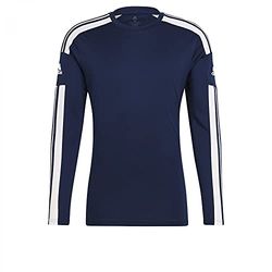 adidas Squadra 21 Long Sleeve Jersey Maglia Lunga, Team Navy Blue/White, L Uomo