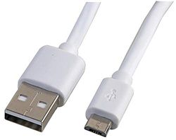 Pro Signal PSG91571 Micro USB-kabel, 5 m, Wit