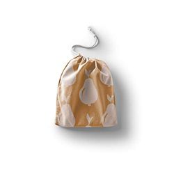 Bonamaison Impreso Algodón Bolsas con Cordón, Bolsa con Cordel para el Hogar y el Almacenamiento de Verduras, Bolso de Compras, Plegable, Ecologica, Reutilizables, Tamaño: 20x30 Cm