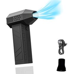 Ventilatore Jet Dry, Potente Soffiatore Portatile da 130.000 Giri/min con 4 Modalità, in Alluminio con Torcia LED, Soffiatore con Ricaricabile USB C per la Pulizia di Esterni, Mobili, Auto.