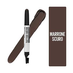 Maybelline New York Stick Sopracciglia Tattoo Brow Lift, Effetto Laminazione come da Salone fino a 24 H, Applicazione Facile e Veloce, Tonalità: 04 Marrone Scuro