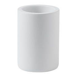 Gedy Brenda Brush Holder Matte White