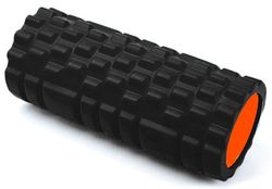 G5 HT SPORT Rullo Massaggiante in Gomma Piuma EVA Foam Roller per Allenamento Riabilitativo [Più colorazioni] Automassaggio Muscolare. Ideale Per Fisioterapia Palestra Yoga Pilates (NERO)