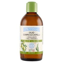 I Provenzali | Olio Corpo e Capelli Ulivo Ligure, per Pelli Sensibili, 200 ml