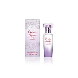Christina Aguilera Eau So Beautiful, Eau de Parfum pour Femme (15 ml) Vaporisateur, Senteur Florale et Boisée, Parfum de Luxe