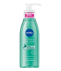 NIVEA Derma Skin Clear Gel (150ml) Facial Cleanser for Imperfect Skin with Vegan Formula, Pore Cleanser