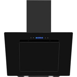 Exquisit® Campana Extractora Cocina, 80Cm, Capacidad de Extracción máx 350 [M³/h], Color Negro, Consumo 44 kWh/año, 3 Niveles de Potencia, Rumorosidad 66 dB(A).