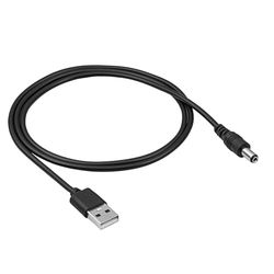Akyga AK-DC-01 USB DC cable plug 5.5 x 2.1 mm adapter 5 V charging cable 80 cm