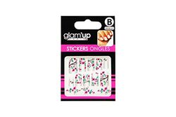 Glam'Up Paris - Stickers pour Nail Art - Autocollants Nail Art pour Décoration Ongles - Nail Art Design Manucure - Facile à Utiliser - N°30-217 - Cerisier