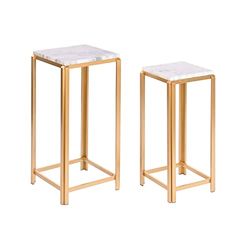 DKD Home Decor Lot de 2 Tables, Estándar