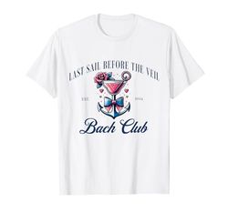 Última vela antes del velo despedida de soltera Bach club 2024 Camiseta