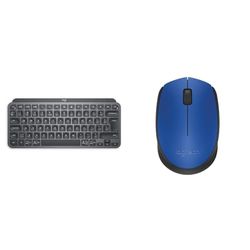 Logitech MX Keys Mini Minimalist Wireless Illuminated Keyboard, Compact, Bluetooth & M171 Wireless Mouse for PC, Mac, Laptop, 2.4 GHz with USB Mini Receiver